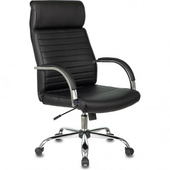 Кресло БЮРОКРАТ T-8010N черное, экокожа Кресло БЮРОКРАТ T-8010N черное, экокожа