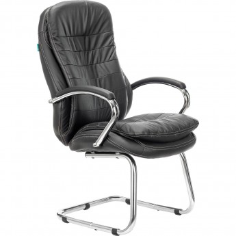 Кресло БЮРОКРАТ T-9950AV черное, кожа Кресло БЮРОКРАТ T-9950AV черное, кожа