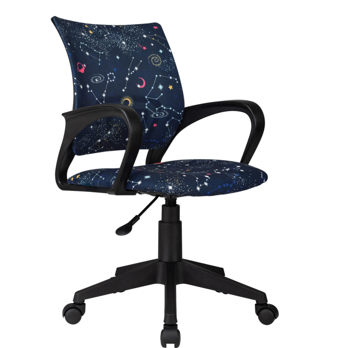 Кресло детское БЮРОКРАТ BUROKIDS 1 темно-синий зодиак BUROKIDS 1 ZODIAC
