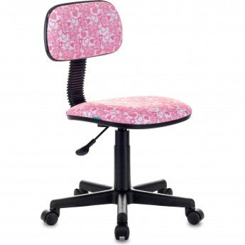 Кресло детское БЮРОКРАТ CH-201NX розовое, сердца Кресло детское БЮРОКРАТ CH-201NX розовое, сердца