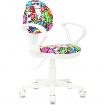 Кресло детское БЮРОКРАТ KD-3/WH/ARM оранжевый, бэнг Кресло детское БЮРОКРАТ KD-3/WH/ARM оранжевый, бэнг