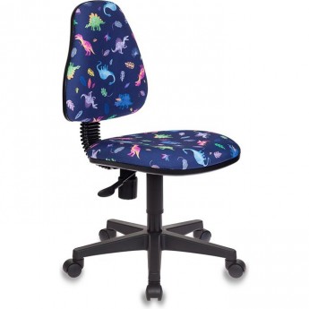 Кресло детское БЮРОКРАТ KD-4 синее/динозаврики Кресло детское БЮРОКРАТ KD-4 синее/динозаврики