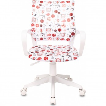 Кресло детское БЮРОКРАТ KD-W4 белое/наруто Кресло детское БЮРОКРАТ KD-W4 белое/наруто