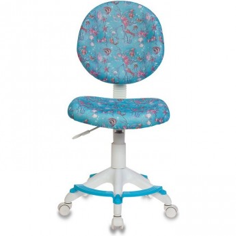 Кресло детское БЮРОКРАТ KD-W6-F голубое/аквариум Кресло детское БЮРОКРАТ KD-W6-F голубое/аквариум