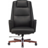 Кресло руководителя БЮРОКРАТ _DUKE черный кожа _DUKE/BLACK