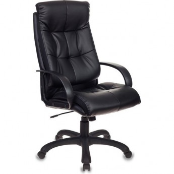 Кресло руководителя БЮРОКРАТ CH-824 черное, экокожа Кресло руководителя БЮРОКРАТ CH-824 черное, экокожа
