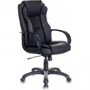 Кресло руководителя БЮРОКРАТ CH-839 черное, экокожа Кресло руководителя БЮРОКРАТ CH-839 черное, экокожа