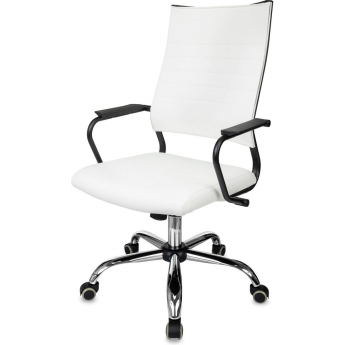 Кресло руководителя БЮРОКРАТ CH BALANCE SL Line белый экокожа