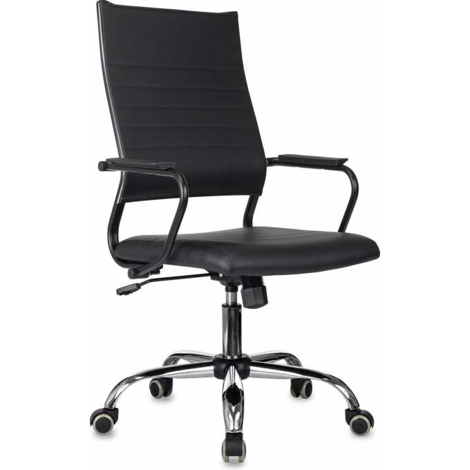 Кресло руководителя БЮРОКРАТ CH BALANCE SL Line черный экокожа CH BALANCE SL B-PU L