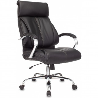 Кресло руководителя БЮРОКРАТ T-9904NSL черное, экокожа Кресло руководителя БЮРОКРАТ T-9904NSL черное, экокожа