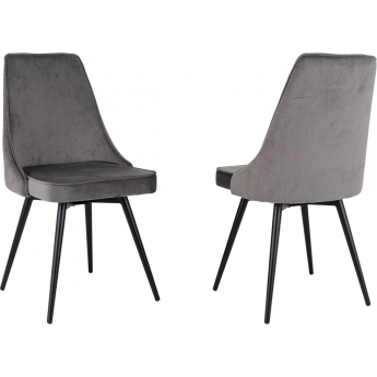 Стул для дома БЮРОКРАТ CH-K4_SP темно серый комплект 2шт Стул для дома БЮРОКРАТ CH-K4_SP темно серый комплект 2шт