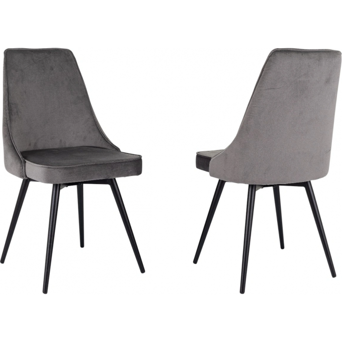 Стул для дома БЮРОКРАТ CH-K4_SP темно серый комплект 2шт CH-K4_1/SP/HL18_2