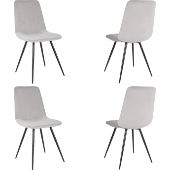 Стул для дома БЮРОКРАТ CH-K6_4 комплект 4шт светло-серый Стул для дома БЮРОКРАТ CH-K6_4 комплект 4шт светло-серый