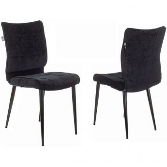 Стул для кухни БЮРОКРАТ KF-4_2 черный, комплект 2шт Стул для кухни БЮРОКРАТ KF-4_2 черный, комплект 2шт