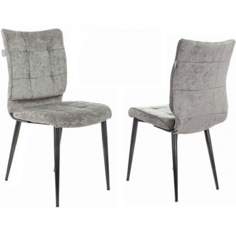 Стул для кухни БЮРОКРАТ KF-4_2 серый, комплект 2шт Стул для кухни БЮРОКРАТ KF-4_2 серый, комплект 2шт