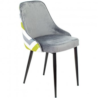 Стул для кухни БЮРОКРАТ KF-5 черный, зигзаг Стул для кухни БЮРОКРАТ KF-5 черный, зигзаг