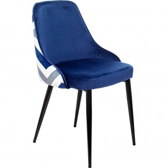 Стул для кухни БЮРОКРАТ KF-5 синий зигзаг Стул для кухни БЮРОКРАТ KF-5 синий зигзаг