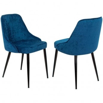 Стул для кухни БЮРОКРАТ KF-5_2 темно-синий, комплект 2шт Стул для кухни БЮРОКРАТ KF-5_2 темно-синий, комплект 2шт