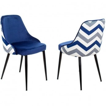 Стул для кухни БЮРОКРАТ KF-5_2 темно-синий, комплект 2шт Стул для кухни БЮРОКРАТ KF-5_2 темно-синий, комплект 2шт